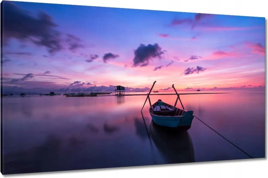 Vászonkép 120x70 Halászcsónak