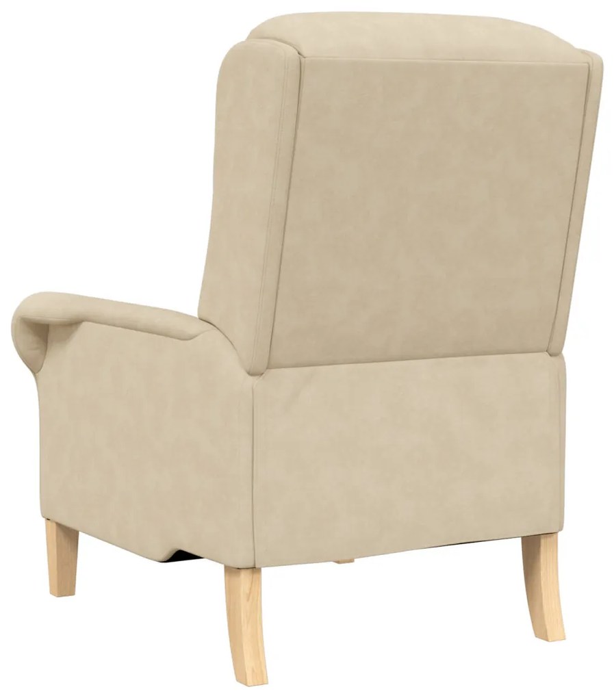 Krém Karosszék Krém Szövet és Fa Standard Ergonomikus