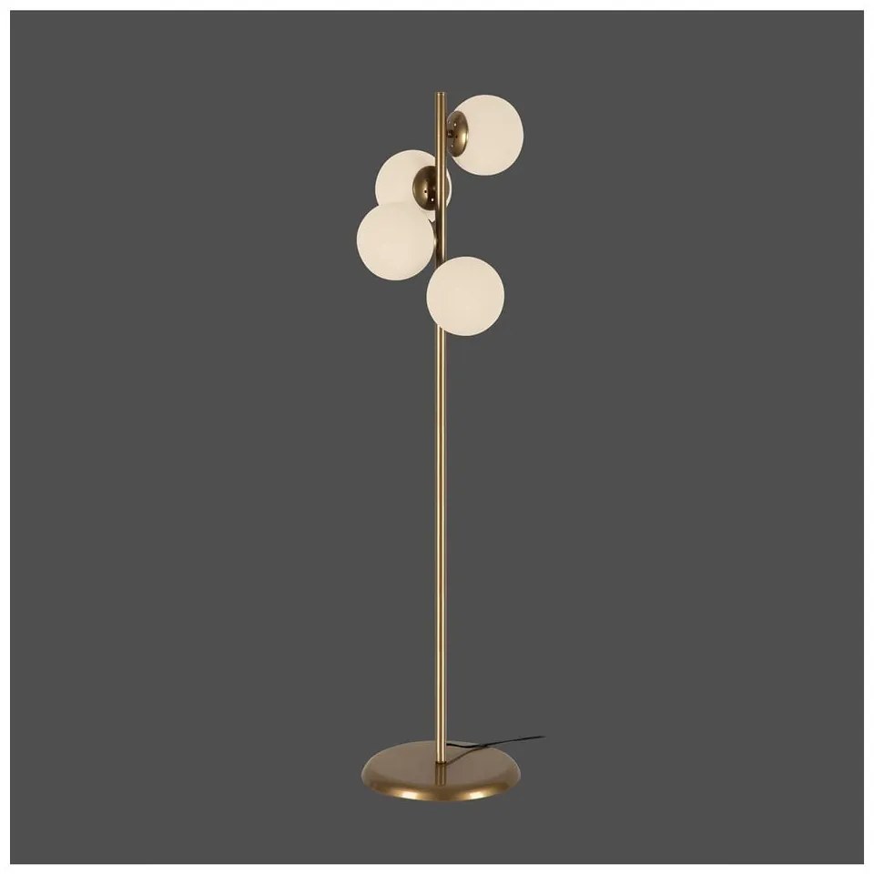 Owl aranyszínű állólámpa, magasság 130 cm - Squid Lighting
