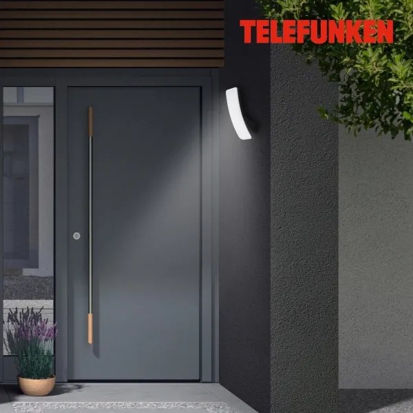 Telefunken 311605TF - LED Kültéri fali lámpa LED/15W/230V IP44 fekete