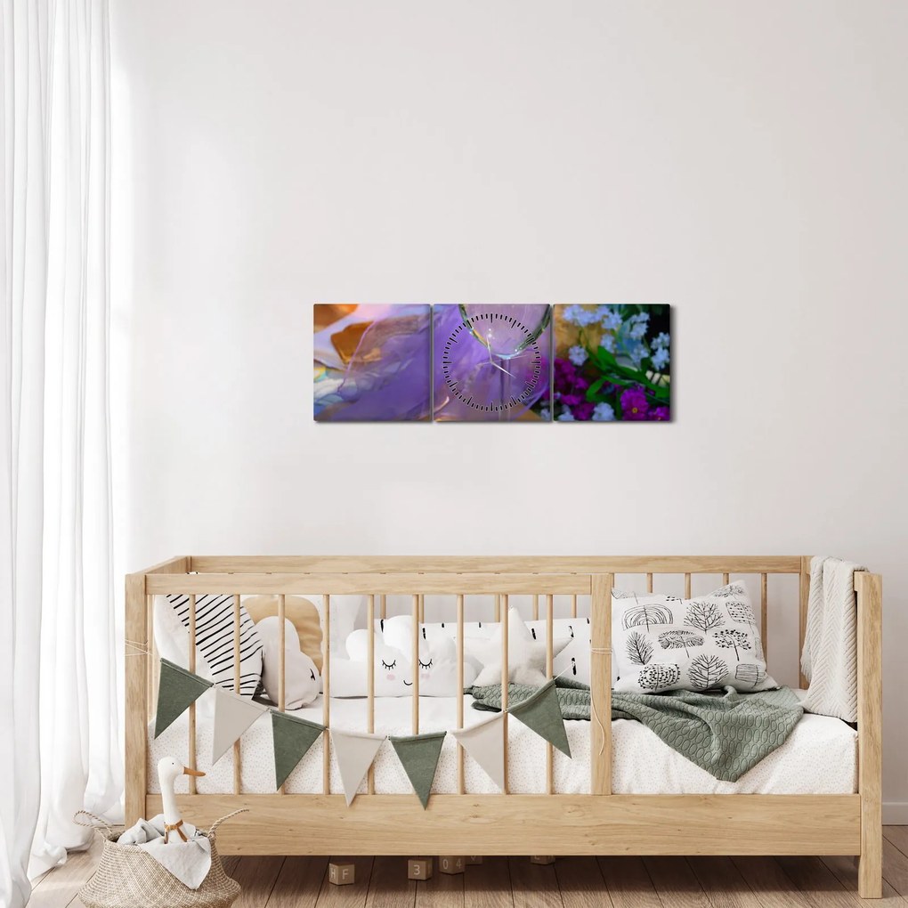 Piknik képe (órával) (90x30 cm)