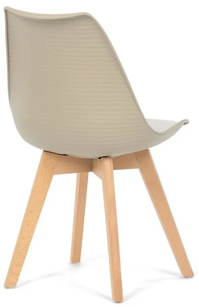 Barna Műanyag Étkezőszék. CT-X7055 WT