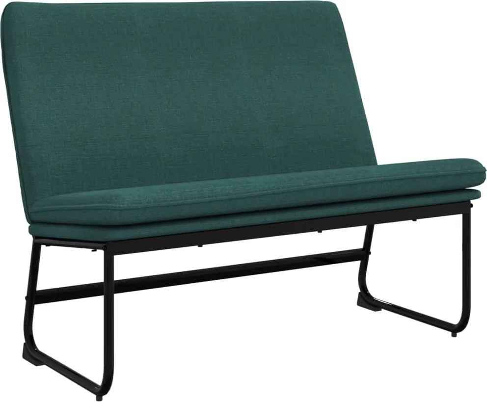 vidaXL sötétzöld szövetpad 100 x 75 x 76 cm