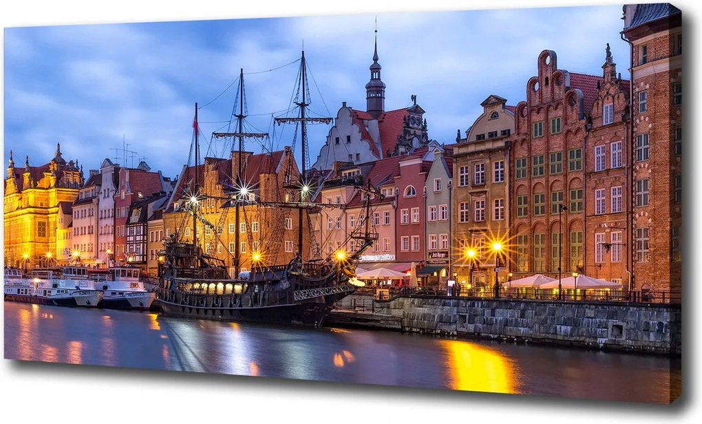 Vászonkép Gdańsk Lengyelország 100x70 cm