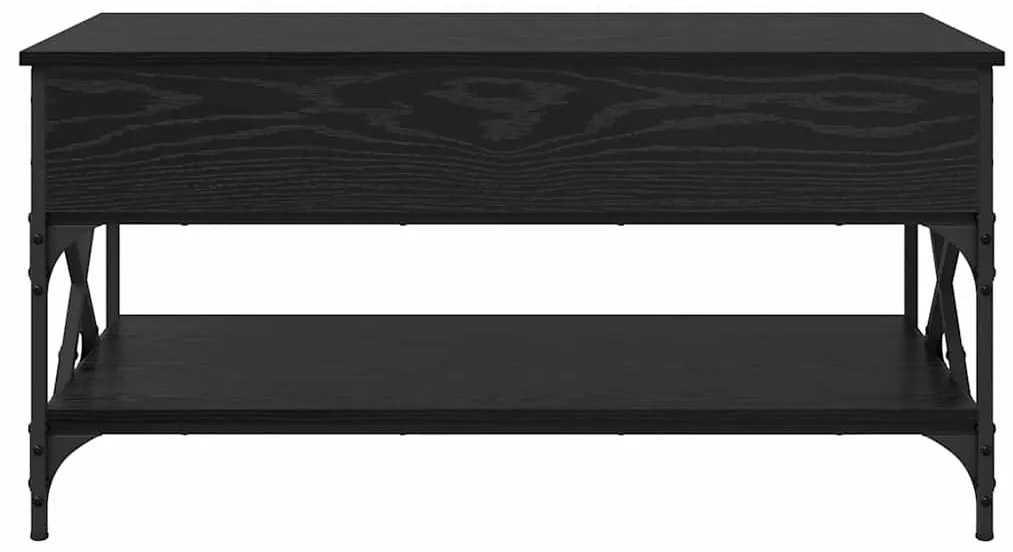 Dohányzóasztal Fekete tölgy 100 x 50 x 50 cm Faanyag