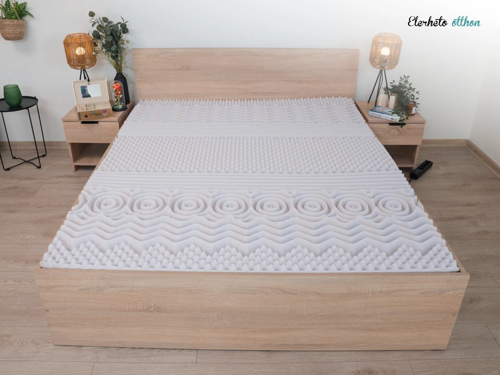 Habmatrac DELUXE 120 x 200 cm Matracvédő: Matracvédővel