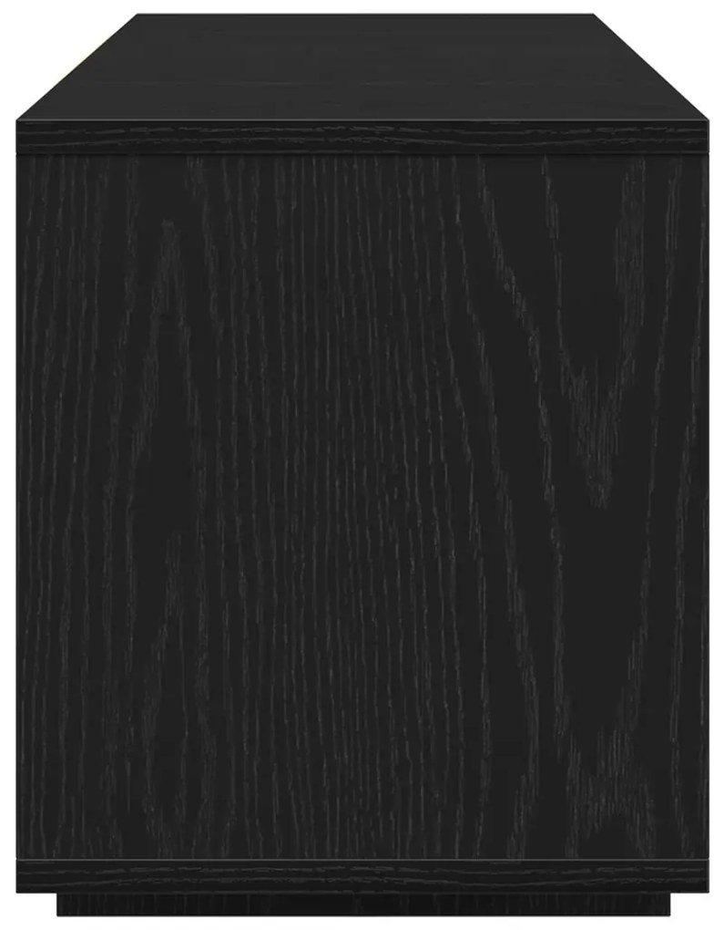 TV állvány - Fekete tölgy - 120x30x40.5 cm - Műmárványból készült