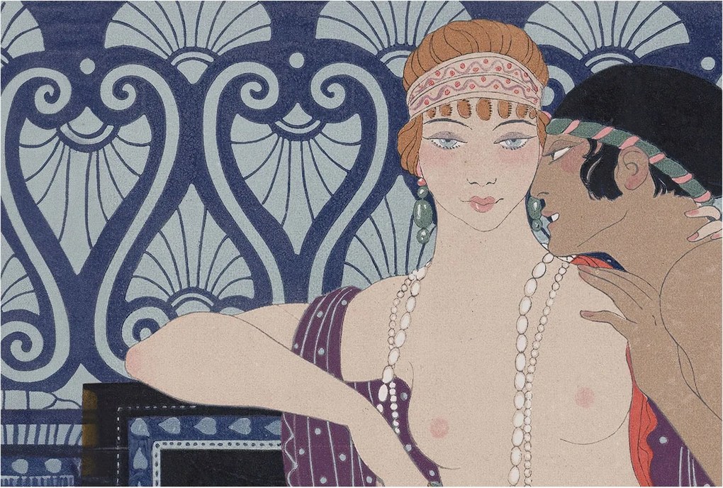 Fali fotótapéta Étkezőbe Művészi pár 104x70 Ragasztó