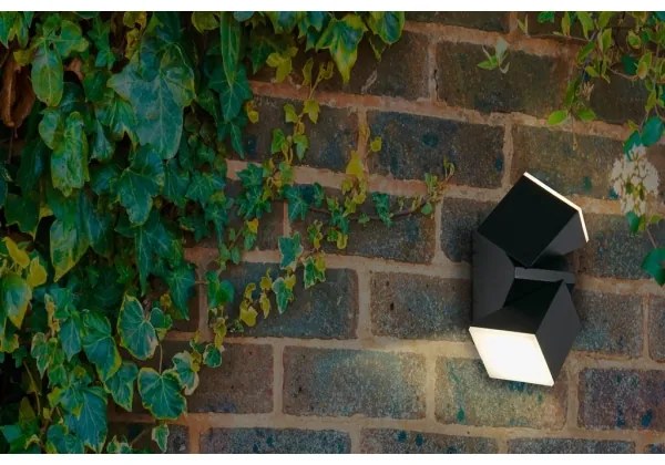 Searchlight 36170BK - MONTANA kültéri LED fali lámpatest 2xLED/6W/230V IP44