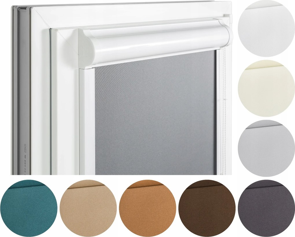 Félsötétítő Roló Alumínium Térhatású Kazettában 43X150