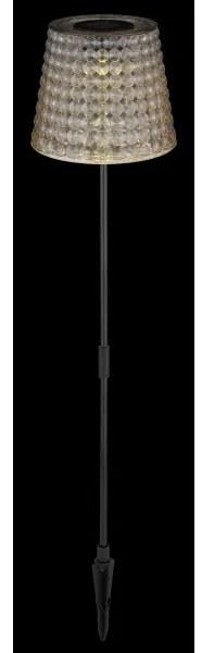 Globo 36635-2S - KÉSZLET 2x LED Napelemes lámpa SOLAR LED/0,06W/3V IP44 szürke