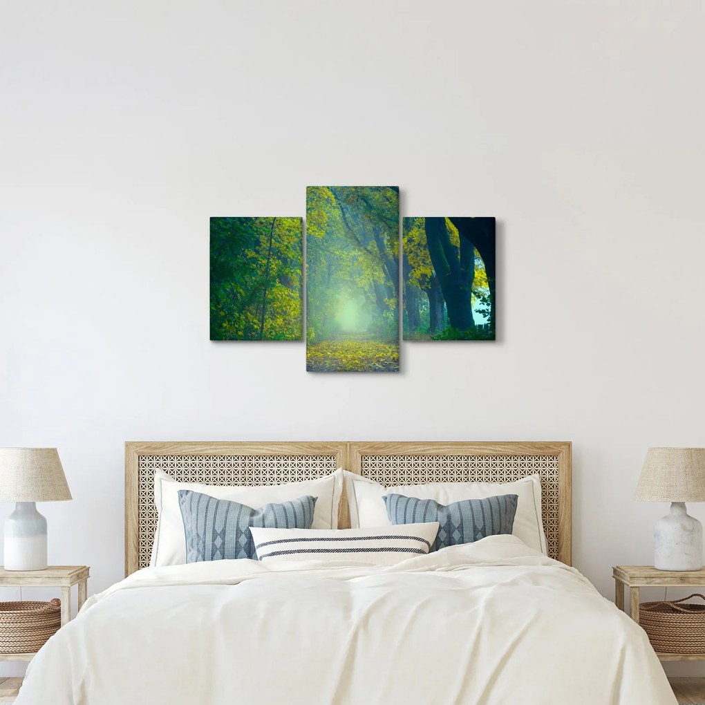 Fákkal szegélyezett út képe (90x60 cm)