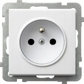 Sonata Szimpla aljzat tűvel fehér GP-1RZ/m/00 Ospel