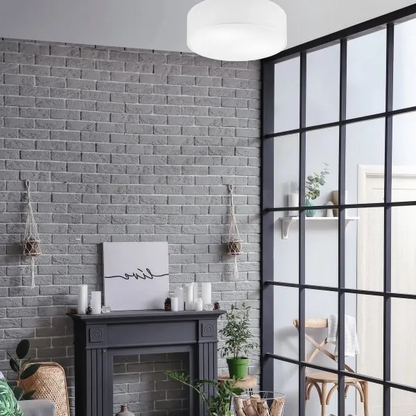 Mennyezeti lámpa SIRJA DOUBLE 4xE27/15W/230V átm. 45 cm fehér