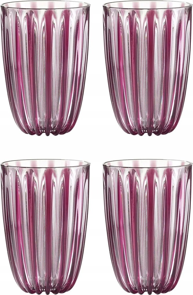 Guzzini Dolcevita 4 Műanyag Pohár Rózsaszín