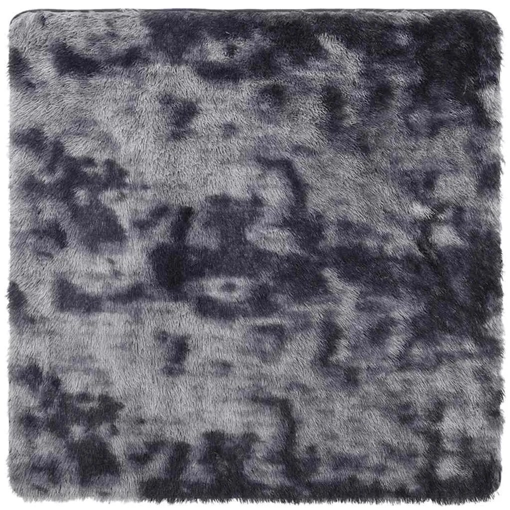 sötétszürke hosszú szálú NAVARRA bozontos szőnyeg 160x160 cm