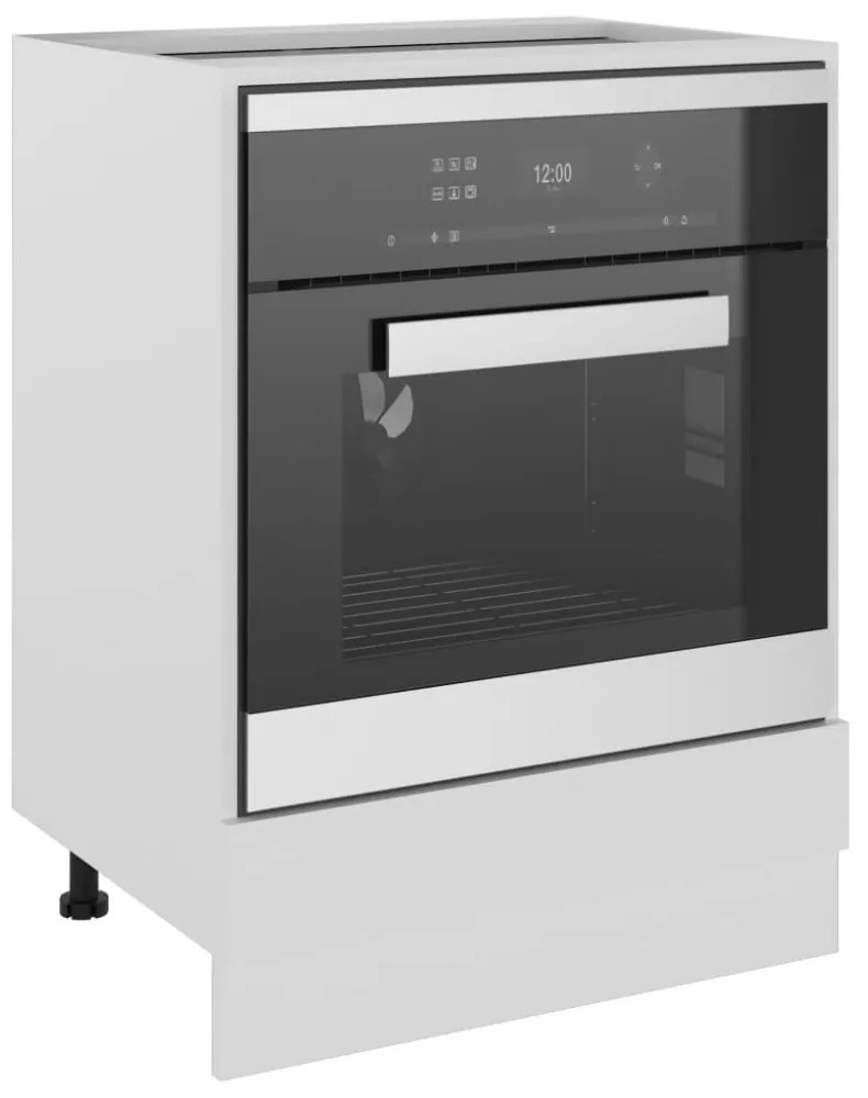 “Riga” fehér szerelt fa sütőszekrény 60 x 46 x 81,5 cm