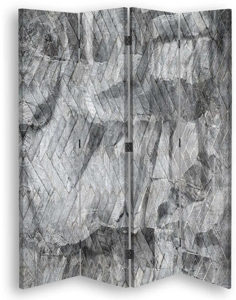 Gario Paraván Serenity of gray Méret: 145 x 170 cm, Kivitelezés: Klasszikus paraván