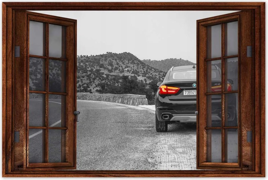 Poszterek 120x80 Bmw fekete X6