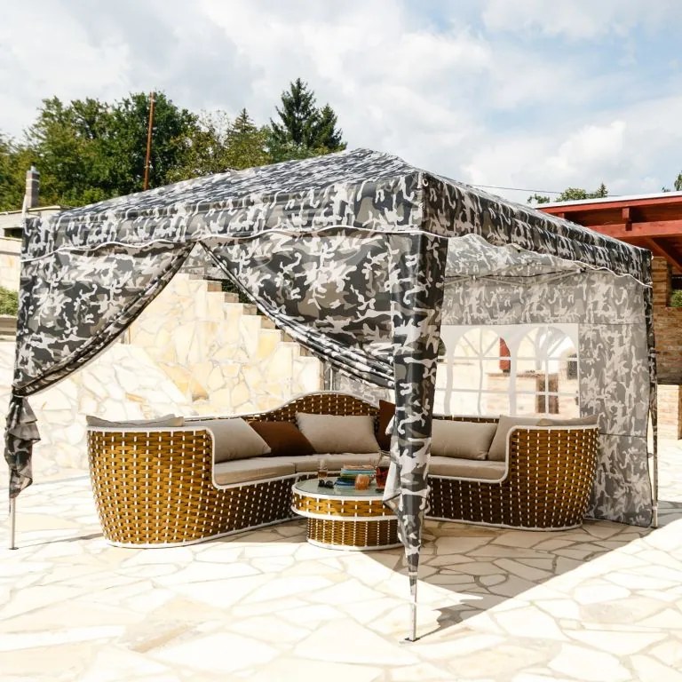 Ollós kerti sátor 3x3 m UV védelemmel