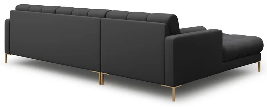 Sötétszürke sarokkanapé (bal oldali) Bali – Cosmopolitan Design