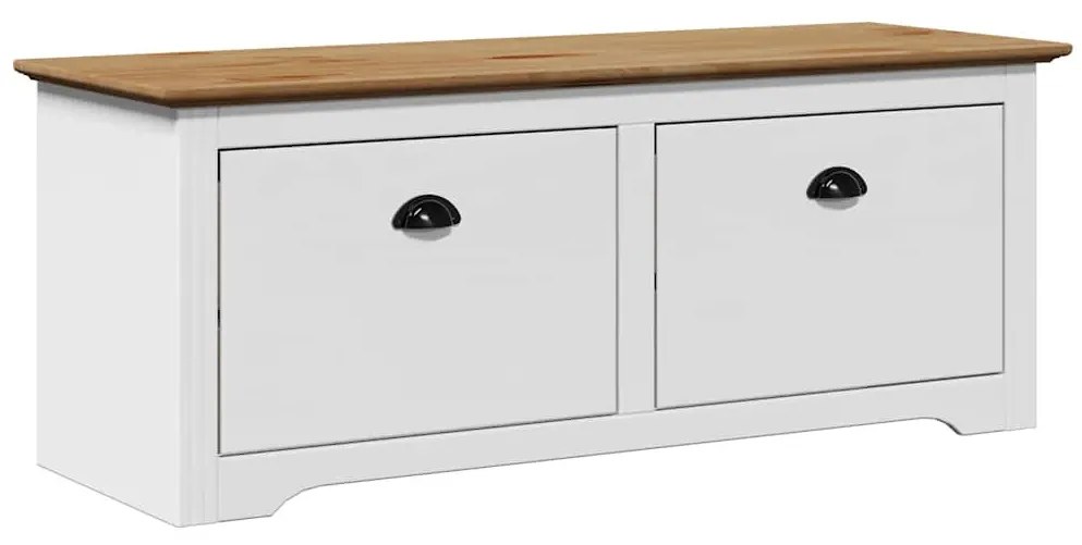 előszobapad BODO&quot; fehér és barna 114x40x45 cm&quot;