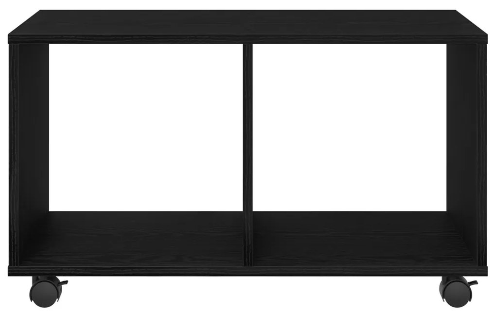 Görgős Asztal Fekete Tölgy 72x33x42,5 cm Mérnöki Fa