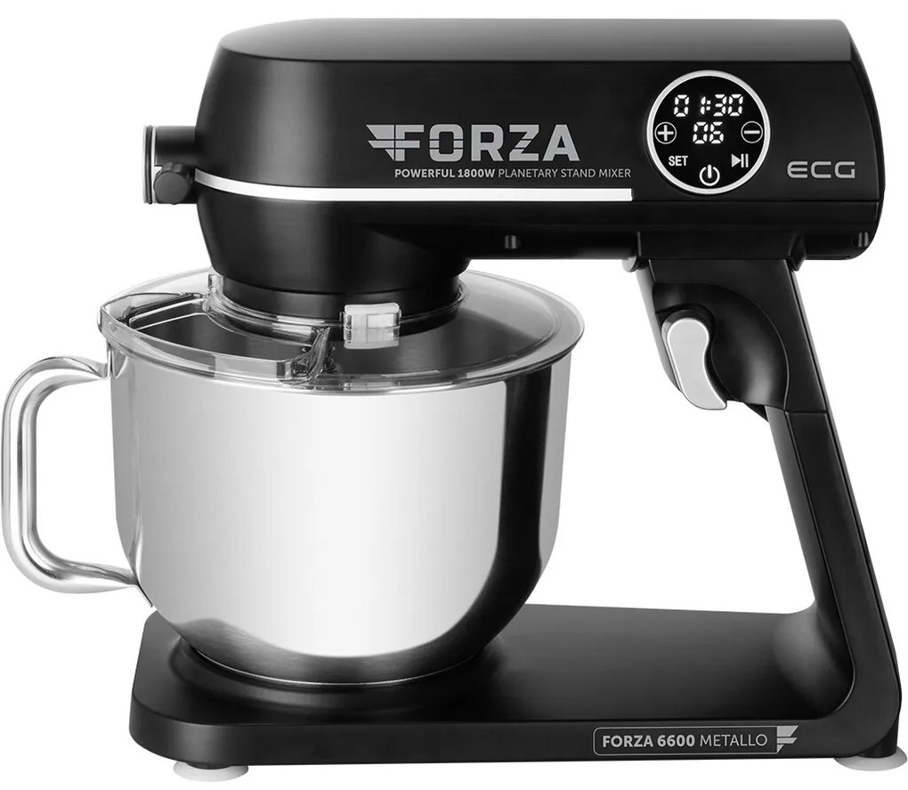 ECG Forza 6600 Metallo Nero konyhai robotgép