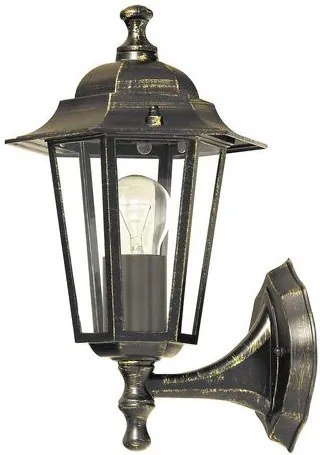RÁBALUX 8234 VELENCE Klasszikus Kültéri Fali Lámpa Antik Arany E27 IP44
