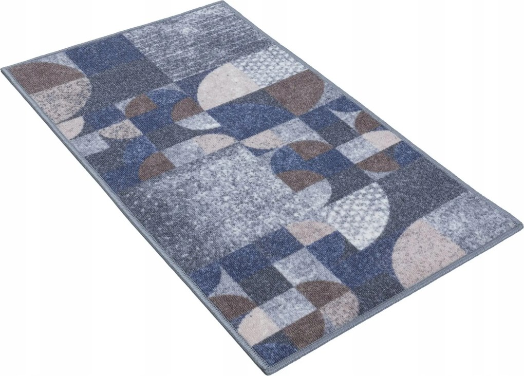 Futószőnyeg Csúszásgátló Szőnyeg Előszobába Szürke 60x100cm Modern