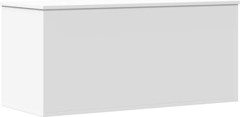 vidaXL fehér szerelt fa tárolóláda 100x42x46 cm