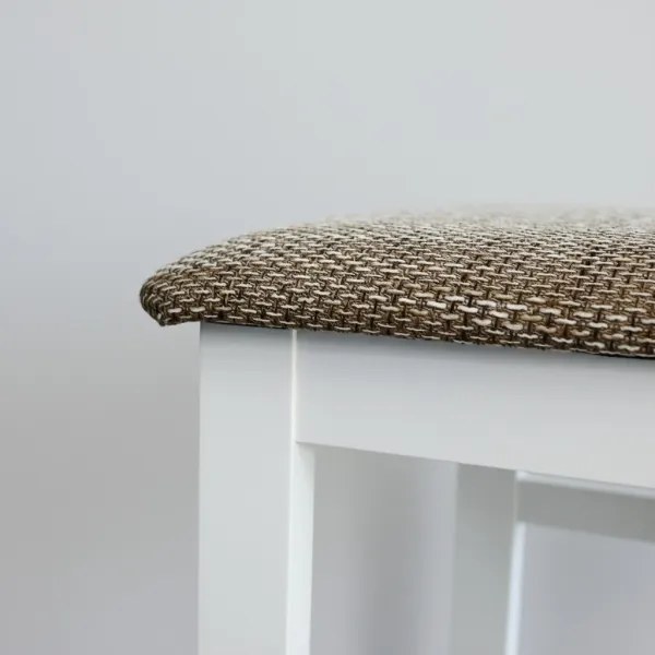 NATE étkezőszék fehér/barna