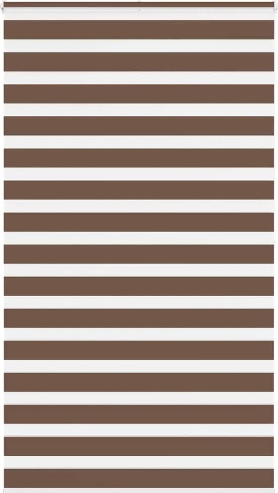 vidaXL zebrafüggönnyel barna szövetszélesség 125,9 cm poliészter