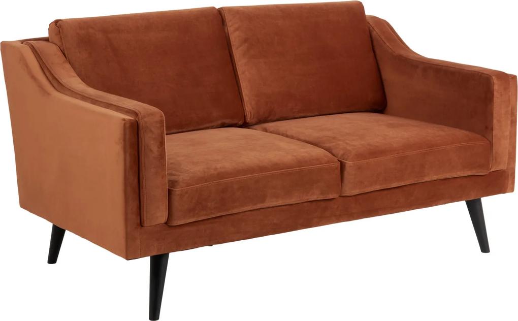 Kétszemélyes kanapé Isis 151 cm réz