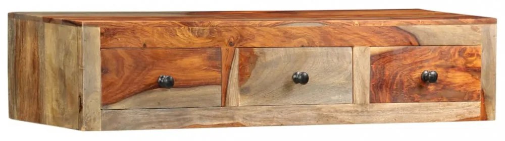 tömör akácfából fali tálalóasztal 100 x 25 x 20 cm