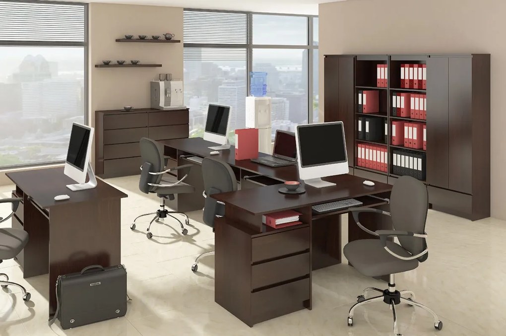 PC asztal Bronte (wenge). Akció -16%. 1068689