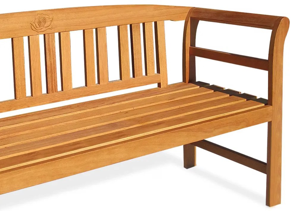 Deuba Rose kerti pad 150 cm - eukaliptusz