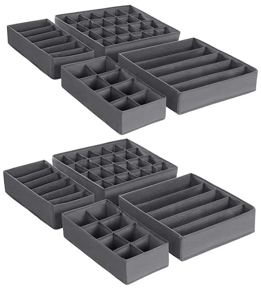 Fiókba illő ruhaszervező GRANT szürke