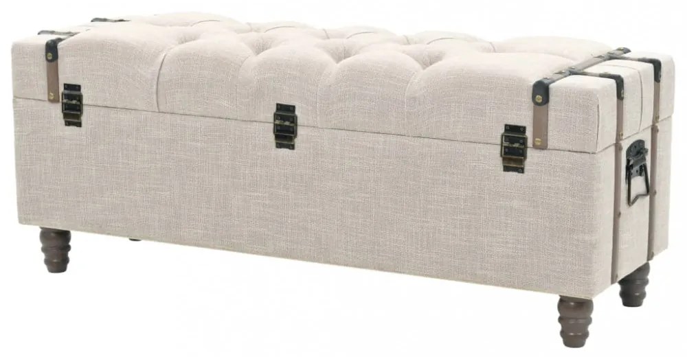 3 db tömör fa és acél tárolópad 112 x 37 x 45 cm