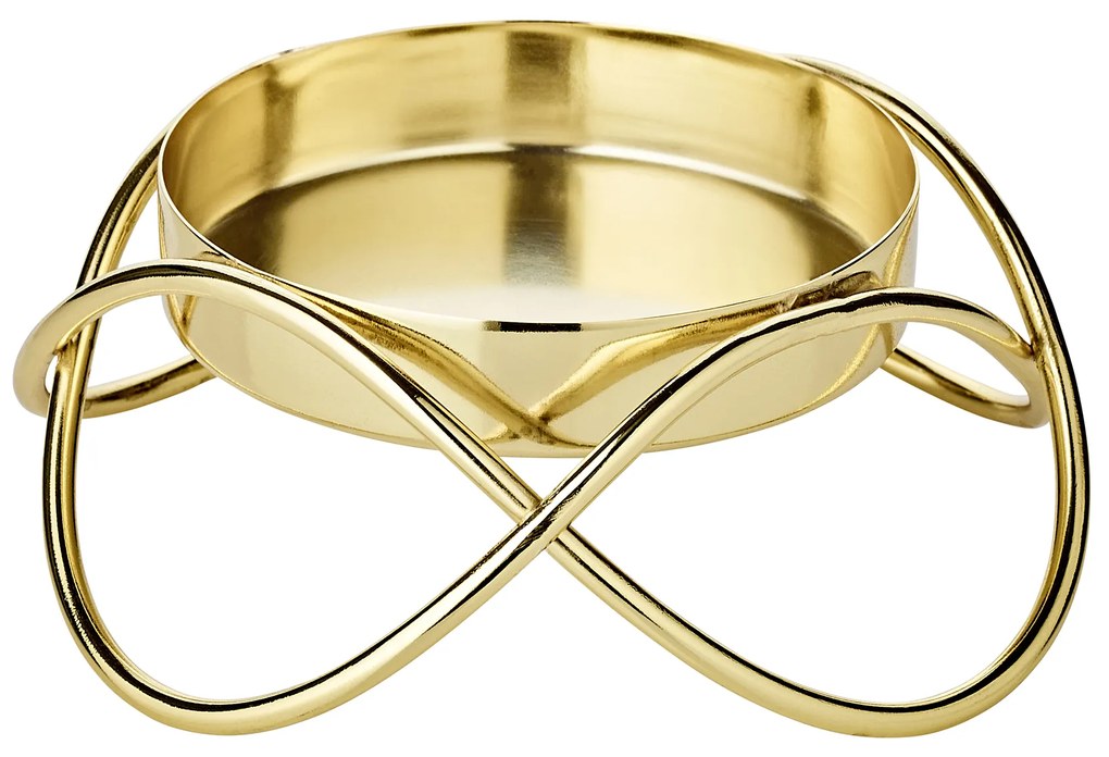 "Bastia" gyertyatartó nagy, arany, 2 db-os szett - EDZARD