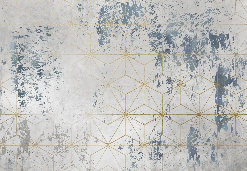 Fotótapéta – Régi kék fal (147x102 cm)