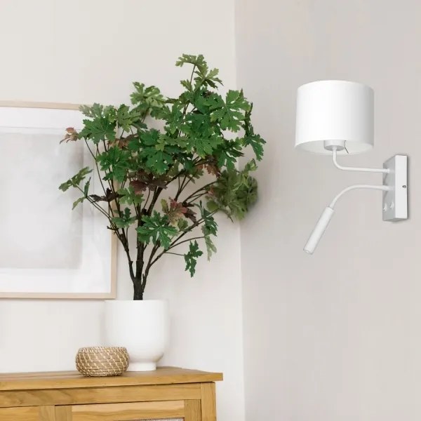 Fali lámpa ARDEN 1xE27/60W+1xG9/8W/230V fehér