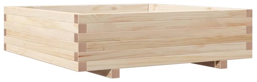 tömör fenyő kerti virágláda 90 x 90 x 26,5 cm