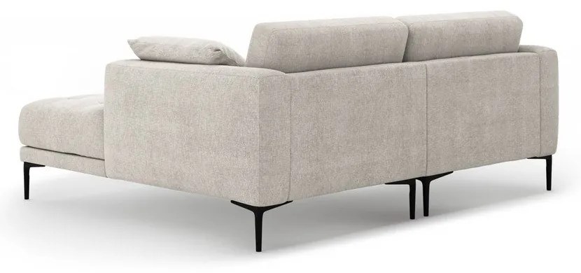 Bézs sarokkanapé (jobb oldali-heverő résszel) Bemy – Micadoni