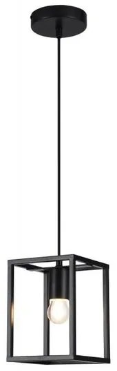 Lámpa Mennyezeti lámpatest DIU, 3598, AC220-240V, 50/60Hz, 1*E27, IP20, 15CMX15XMX20CM, egyes, fekete