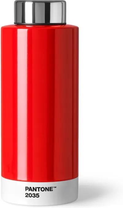 Piros rozsdamentes acél kulacs, 630 ml - Pantone