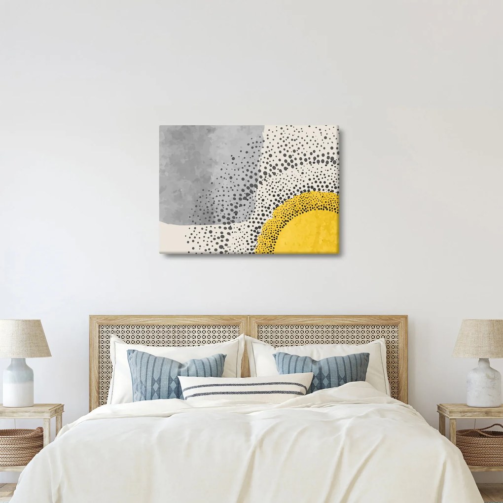 Kép - N⁰3 strand absztrakt festménye (70x50 cm)