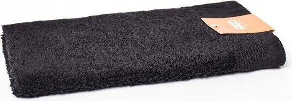 Aqua törölköző 30x50 fekete frottír 500 g/m2 Faro