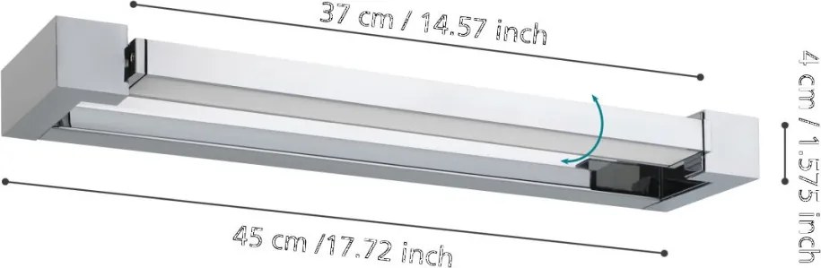 Eglo GEMILIANA 900616 Fali lámpa 1x8,9W/LED 4000K 1000LM IP44