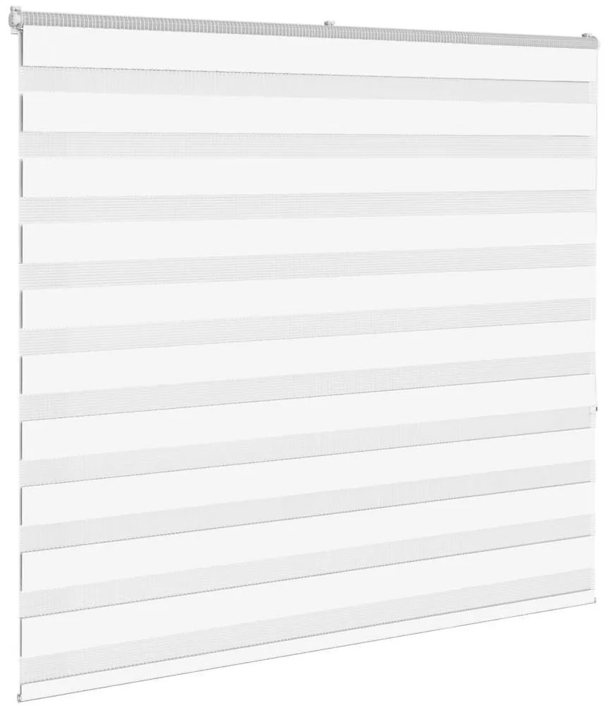 zebrafüggönnyel fehér szövetszélesség 155,9 cm poliészter